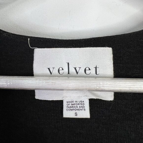 Velvet by Graham and Spencer Tiffany Black Faux Leather Fringe Jacket - Picture 6 of 8